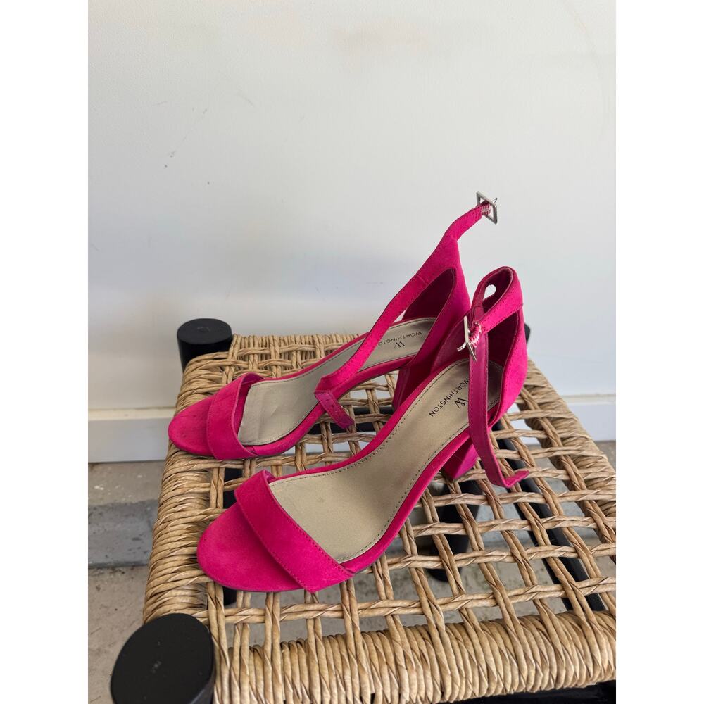 Worthington Barbie Pink heels 7.5